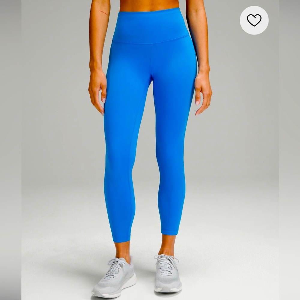 Lululemon Wonder Train High Rise 25” poolside blue